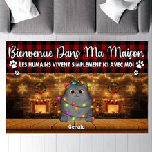 Charger l'image dans la galerie, Jusqu'à 6 animaux, Carpette personnalisé chien et chat, Tapis Cadeau de Noël pour les amoureux des chiens et des chats