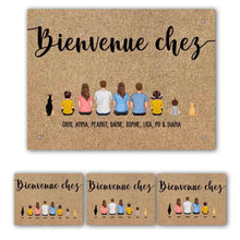 Charger l'image dans la galerie, Plaque De Porte En Métal chien et chat, signe en métal personnalisé, Famille et animaux de compagnie, Bienvenue chez