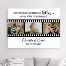 Charger l'image dans la galerie, Impressions sur métal Personnalisée, Cadeau pour couple, femme, mari, petit ami, petite amie, Notre Histoire D'amour