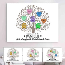 Charger l'image dans la galerie, Impressions sur métal Personnalisée, Cadeau pour la famille, Jusqu'à 13 membres, cadeau fête des mères