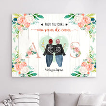 Charger l'image dans la galerie, Impressions sur métal Noms personnalisée, Cadeau Pour ami, sœurs, Tu es ma pote tu saras toujours ma pote