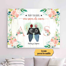 Charger l'image dans la galerie, Impressions sur métal Noms personnalisée, Cadeau Pour ami, sœurs, Tu es ma pote tu saras toujours ma pote
