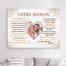 Charger l'image dans la galerie, Mère et Filles Impressions sur métal personnalisée, cadeau de fête des mères, Chère maman, Je t'aime très fort