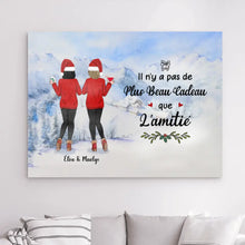 Charger l'image dans la galerie, Impressions sur métal personnalisée, Cadeau Pour Noël, de Noël meilleur ami, sœurs, Jusqu'à 6 filles