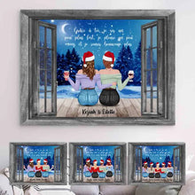 Charger l'image dans la galerie, Impressions sur métal personnalisée, ldécoration pour Noël, cadeau pour les amis, Jusqu'à 5 filles