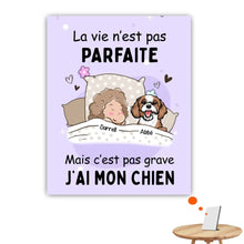 Charger l'image dans la galerie, Jusqu'à 4 chiens, Impression sur table personnalisée, TableTop Print pour maman chien, j'ai mon chien
