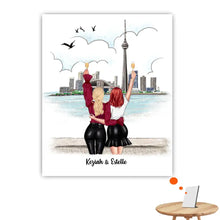 Charger l'image dans la galerie, Impression sur table personnalisée, Les Copines c'est la vie, TableTop Print cadeau pour les amis, sœurs