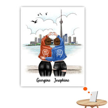 Charger l'image dans la galerie, Impression sur table personnalisée pour le momen à nous deux, TableTop Print cadeau pour les amis, sœurs