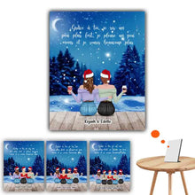 Charger l'image dans la galerie, Jusqu'à 5 filles, Impression sur table personnalisée, TableTop Print Noël cadeau pour les amies, sœurs