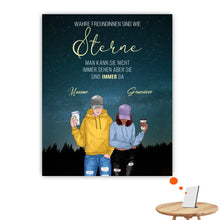 Charger l'image dans la galerie, Jusqu'à 3 personnes, Impression sur table personnalisée, TableTop Print cadeau pour couple, amis, amies