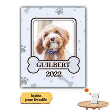 Charger l'image dans la galerie, Impression sur table photo personnalisée, TableTop Print cadeau pour les amoureux chien et chat