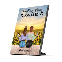 Charger l'image dans la galerie, Impression sur table personnalisée, TableTop Print cadeau pour les amis, sœurs, Meilleures amies pour la vie