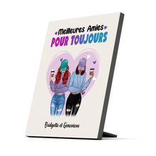 Charger l'image dans la galerie, Impression sur table personnalisée, jusqu'à 5 filles, Meilleures amies pour toujours, TableTop Print cadeau pour les amis