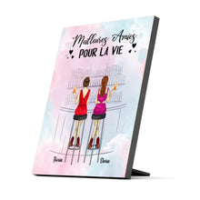 Charger l'image dans la galerie, Jusqu'à 6 filles, Impression sur table personnalisée, TableTop Print pour les amis, Meilleures amies pour la vie