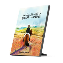 Charger l'image dans la galerie, Impression sur table personnalisée, TableTop Print pour maman cheval, amies, Juste Une Fille Qui Aime Les Chevaux