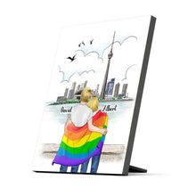 Charger l'image dans la galerie, Impression sur table personnalisée, TableTop Print Cadeau Pour LGBT, Gays, Bisexual, Drapeau arc-en-ciel