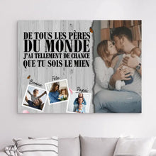 Charger l'image dans la galerie, Impression sur Acrylique Photo Personnalisée, Cadeau pour la famille, Couple, De tous les pères du monde