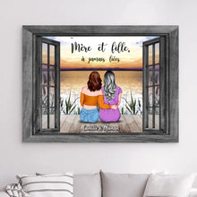 Charger l'image dans la galerie, Impression sur Acrylique Personnalisée pour Mères et Filles, Décoration Maison pour Fête des Mères!