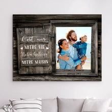 Charger l'image dans la galerie, Impression sur Acrylique personnalisée, famille, couple, cadeaux, c'est nous notre vie notre histoire notre maison