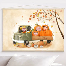 Charger l'image dans la galerie, Toile à suspendre photo personnalisée, toile cadeau Pour couple, Toute la Famille, décoration pour Halloween