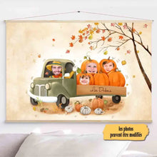 Charger l'image dans la galerie, Toile à suspendre photo personnalisée, toile cadeau Pour couple, Toute la Famille, décoration pour Halloween