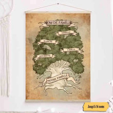 Charger l'image dans la galerie, Jusqu'à 16 noms, Toile à suspendre personnalisée, Toile cadeau pour la famille, grand-mère, grand-père