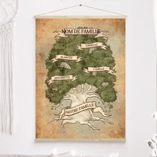 Charger l'image dans la galerie, Jusqu'à 16 noms, Toile à suspendre personnalisée, Toile cadeau pour la famille, grand-mère, grand-père