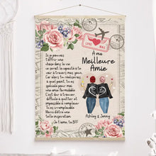 Charger l'image dans la galerie, Toile à suspendre personnalisée, Toile Cadeau Pour ami, sœur, Cadeau d'anniversaire, À ma meilleure amie