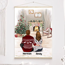Charger l'image dans la galerie, Toile à suspendre personnalisée, Toile cadeau pour Couple, mari, femme, petite amie, petit ami, Joyeux Noël