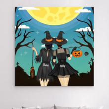 Charger l'image dans la galerie, Impression sur Acrylique personnalisée, cadeau pour sœurs, amies, meilleures amies, joyeux Halloween