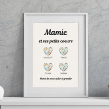 Charger l'image dans la galerie, Jusqu'à 9 petits-enfants, Passe partout mamie personnalisée, Cadeau Pour mamie, Fête des grand mère