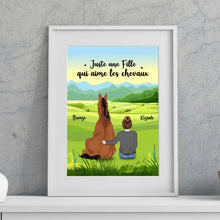 Charger l'image dans la galerie, Jusqu'à 2 chevaux, Passe partout personnalisée, Cadeau pour amoureux chevaux, fille qui aime les chevaux