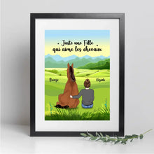 Charger l'image dans la galerie, Jusqu'à 2 chevaux, Passe partout personnalisée, Cadeau pour amoureux chevaux, fille qui aime les chevaux