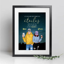 Charger l'image dans la galerie, Jusqu'à 2 filles, Passe partout personnalisée, Cadeau pour meilleurs amis, sœurs, Les vrais amis