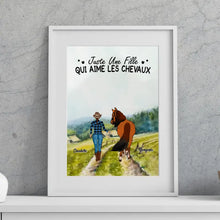 Charger l'image dans la galerie, Jusqu'à 2 chevaux, Passe partout personnalisés, Cadeau Pour Maman cheval, village, fille qui aime les chevaux