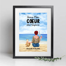 Charger l'image dans la galerie, Jusqu'à 4 chats, Passe partout personnalisée, Cadeau Pour Maman Chat, Juste une fille qui aime les chats