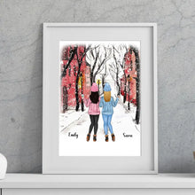 Charger l'image dans la galerie, Jusqu'à 6 filles, Passe partout personnalisée, cadeau pour amis, sœurs, Noël, À mes Meilleures Amies