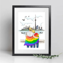 Charger l'image dans la galerie, Passe partout personnalisée, Passe partout Cadeau Pour LGBT, Gays, Bisexual, Drapeau arc-en-ciel