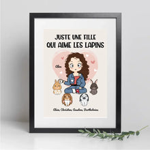 Charger l'image dans la galerie, Jusqu'à 4 lapins, Passe partout personnalisés, Cadeau Pour Maman De lapin, fille qui aime les lapins