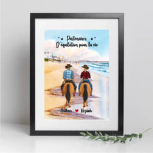 Charger l'image dans la galerie, Passe partout cheval personnalisés, Cadeau Pour couple, femme, mari, petit ami, petite amie, aime chevaux