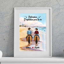 Charger l'image dans la galerie, Passe partout cheval personnalisés, Cadeau Pour couple, femme, mari, petit ami, petite amie, aime chevaux