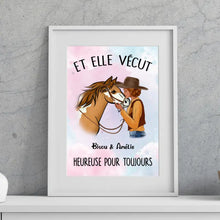 Charger l'image dans la galerie, Passe partout personnalisés, Cadeau Pour Maman cheval, fête des mères, et elle a vécu heureuse pour toujours