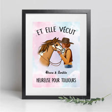 Charger l'image dans la galerie, Passe partout personnalisés, Cadeau Pour Maman cheval, fête des mères, et elle a vécu heureuse pour toujours