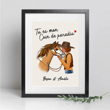 Charger l'image dans la galerie, Passe partout personnalisés, Cadeau Pour Maman cheval, fête des mères, Tu es mon Coin de paradis