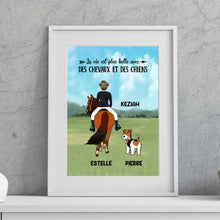 Charger l'image dans la galerie, Passe partout personnalisés, Cadeau Pour Maman Cheval, fête des mères, mieux avec chevaux et chiens