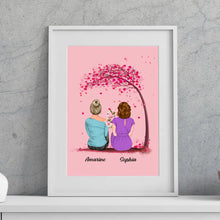 Charger l'image dans la galerie, Jusqu'à 5 filles, Passe partout personnalisée, Cadeau pour Maman, Meilleures amies, sœurs, fête des mères