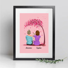 Charger l'image dans la galerie, Jusqu'à 5 filles, Passe partout personnalisée, Cadeau pour Maman, Meilleures amies, sœurs, fête des mères