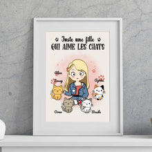 Charger l'image dans la galerie, Jusqu'à 9 Chats, Passe partout personnalisée, Cadeau pour Maman Chat, fête des mères, Fille Aime Les Chats