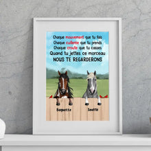 Charger l'image dans la galerie, Jusqu'à 3 chevaux, Passe partout personnalisés, Cadeau Pour amoureux chevaux, chaque mouvement que tu fais