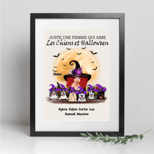 Charger l'image dans la galerie, Jusqu'à 6 Chiens, Passe partout personnalisée, Cadeau pour Maman Chien, sorcière, Joyeux Halloween